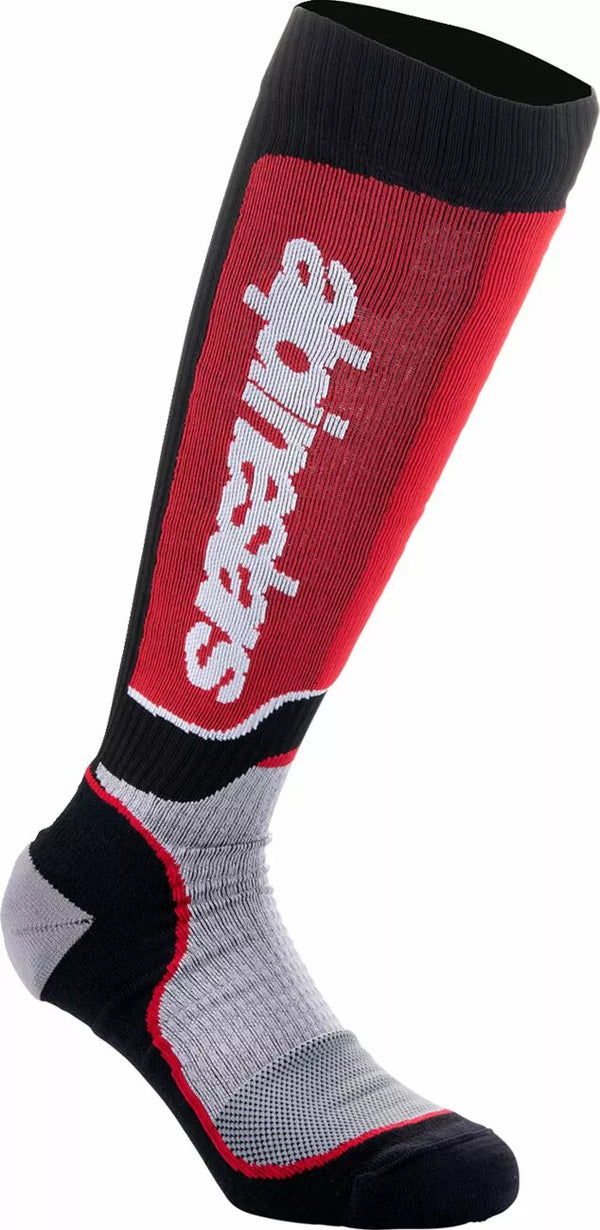 ALPINESTRES (MX) Sock MX Plus Blk / Red / Gy L 4702324-1215-L