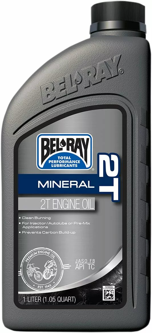 Bel-ray Huile 2T Mineral 1L 99010-B1LW
