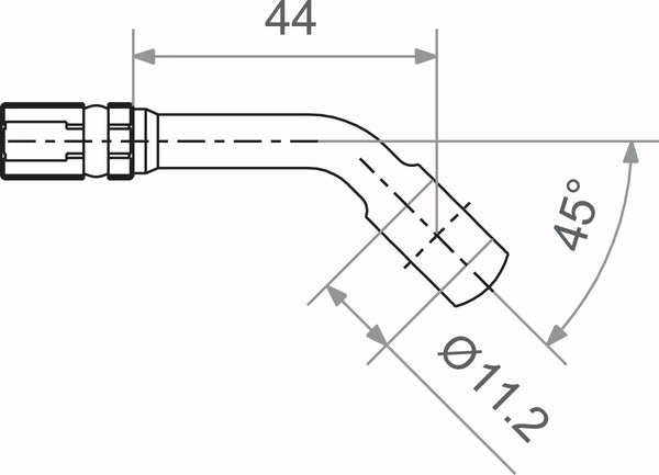 TRW BANJO 7/16 45 BK MV11C45S