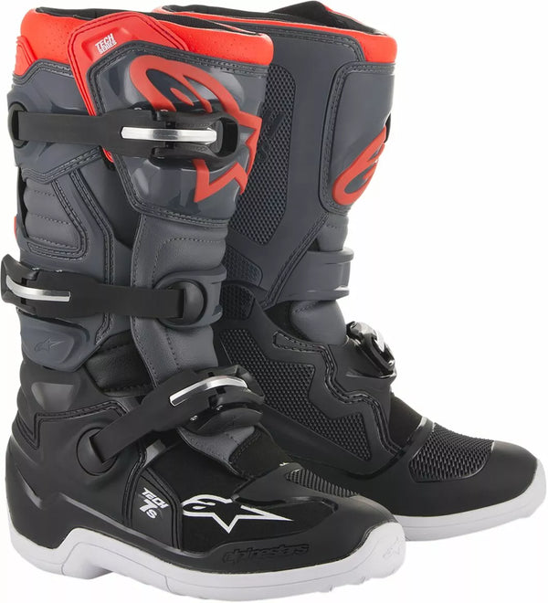 Alpinestars (MX) Boot Tech7s DGY / LGY FL / RD 4 2015017-1133-4