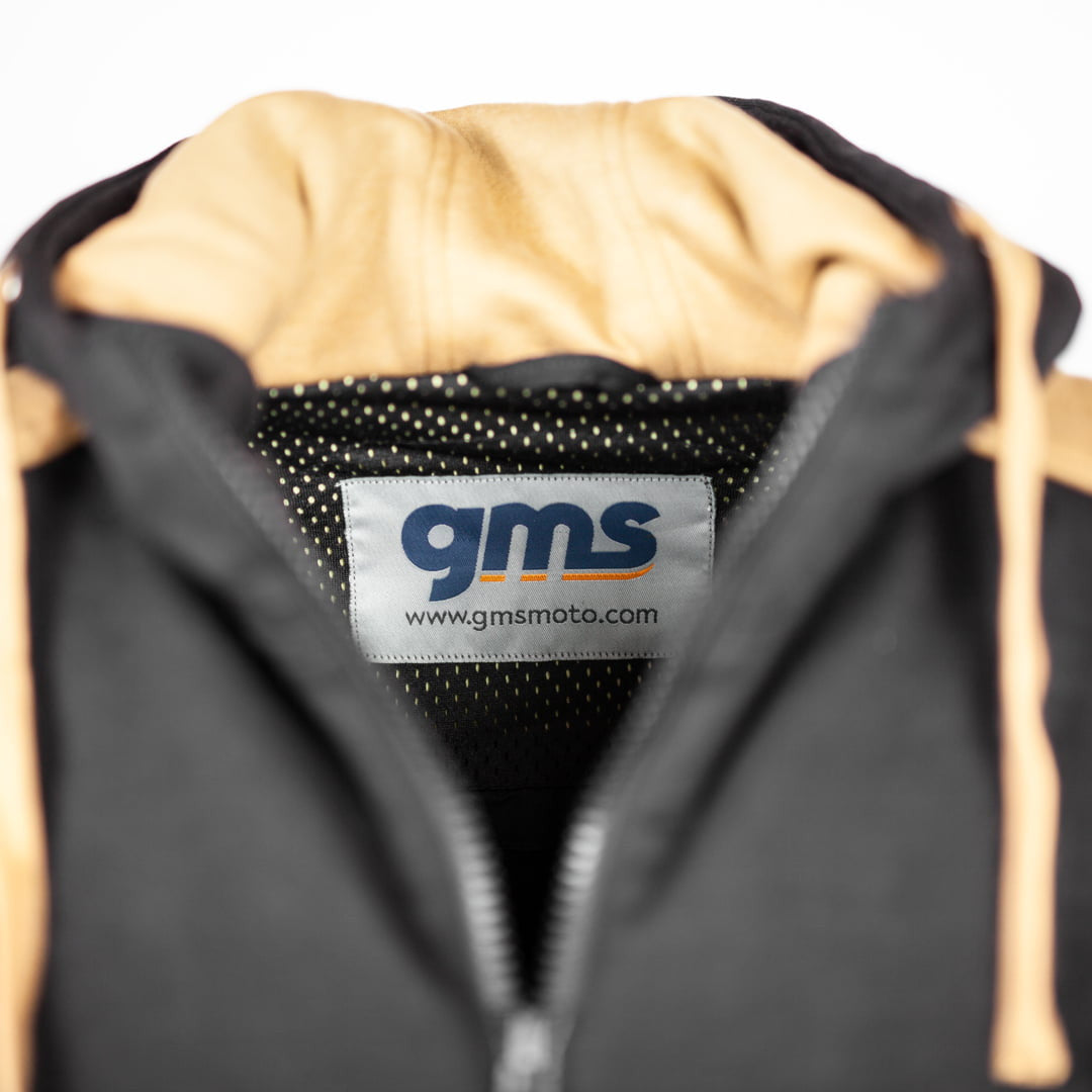 GMS Kevlar MC Hoodie Grizzly Black / Beggie