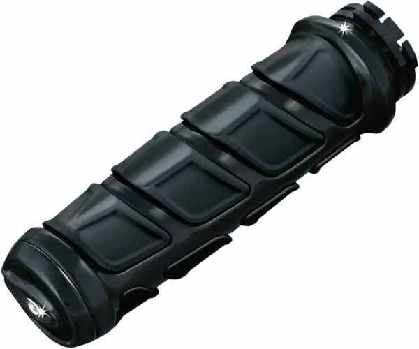 Kuryakyn grip cinétique brillant blk kur6353