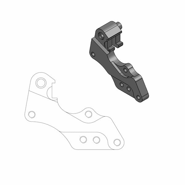 Adaptateur de l'étrier de frein Moto-Master 211042