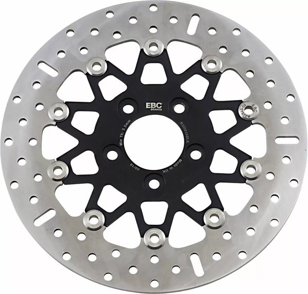 EBC BRAKE ROTOR FLT RSD RND BLK RSD016BLK