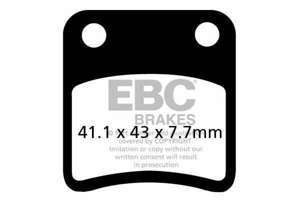 EBC Frein Pad Carbon Scooter SFAC257