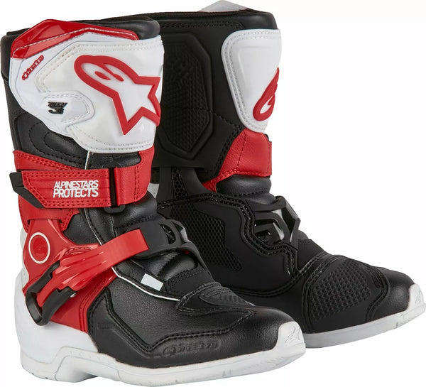 Alpinestars (MX) Boot T3S Kids WT / BK / R 13 2014524-2030-13