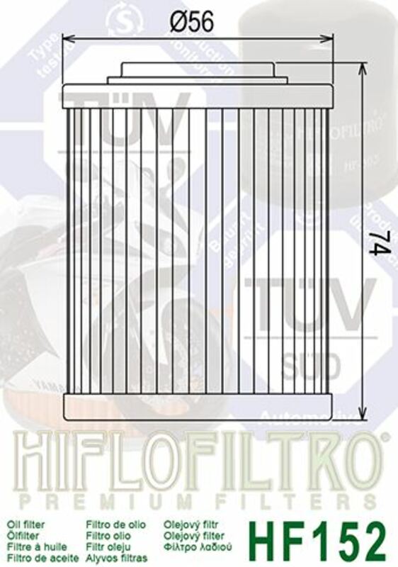 HIFLOFILTRO Oil Filter - HF152 HF152