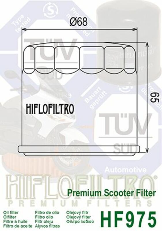 HIFLOFILTRO Oil Filter - HF975 HF975