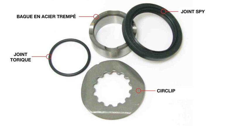 Kit de reconditionnement de l'arbre de sortie de boîte de vitesses à billes yamaha yz125 25-4023