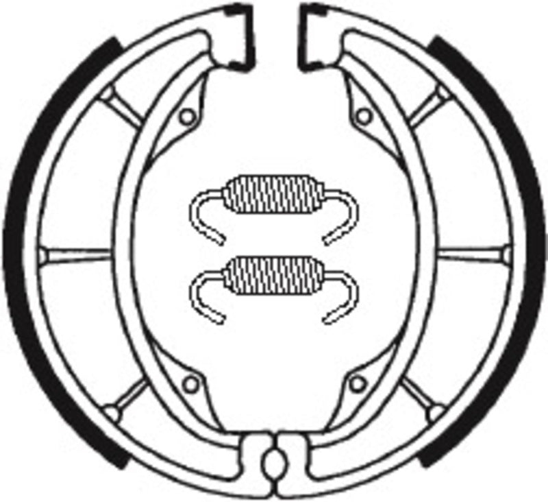 Tecnium Street / Off -Road / ATV Brake Organic Brake Shoes - BA183 1022298