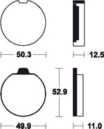 Tecnium Street Organic Brake Parmales - MA11 1022332