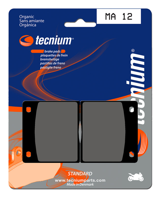 Tecnium Street Organic Brake Pads - MA12 1022341