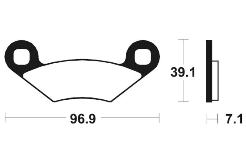 Tecnium Street Organic Brake Pousquets - MA142 1022365