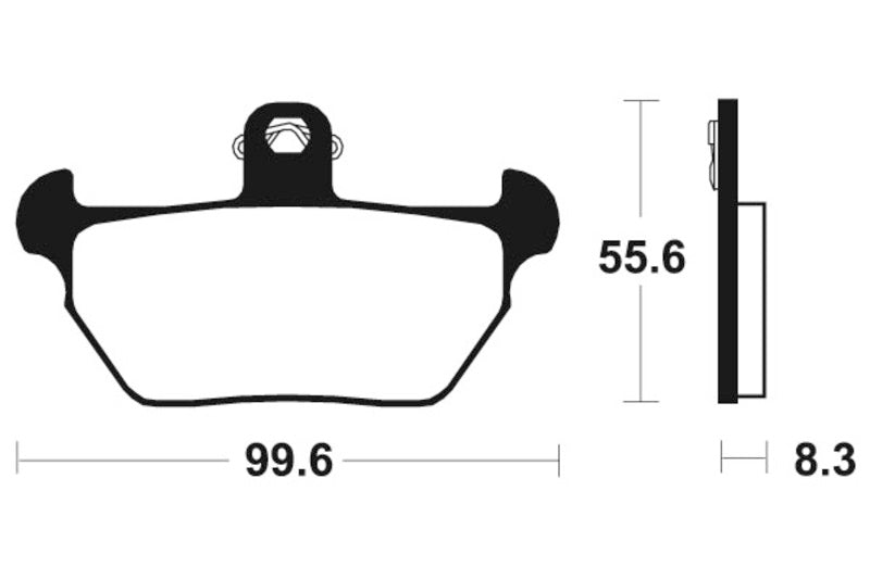 Tecnium Street Organic Brake Parmales - MA144 1022367