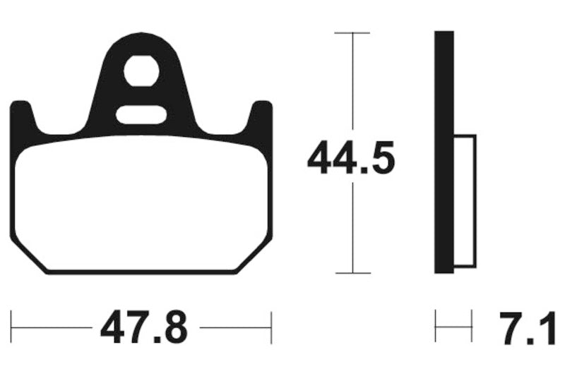 Tecnium Street Organic Brake Parmales - MA159 1022382