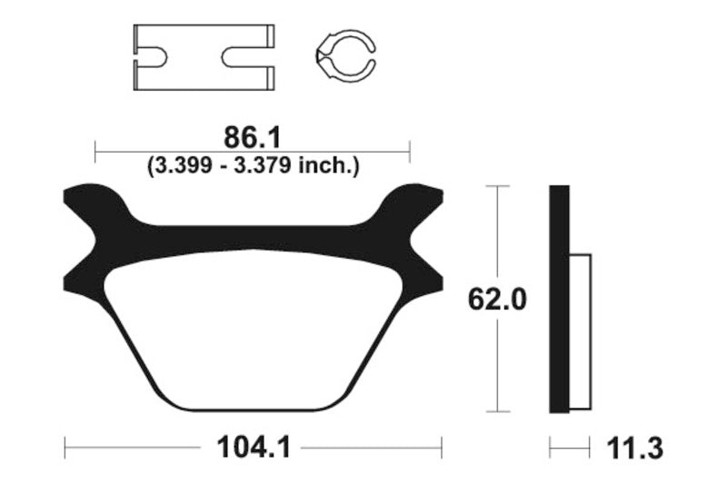 Tecnium Street Organic Brake Poussinets - MA169 1022389