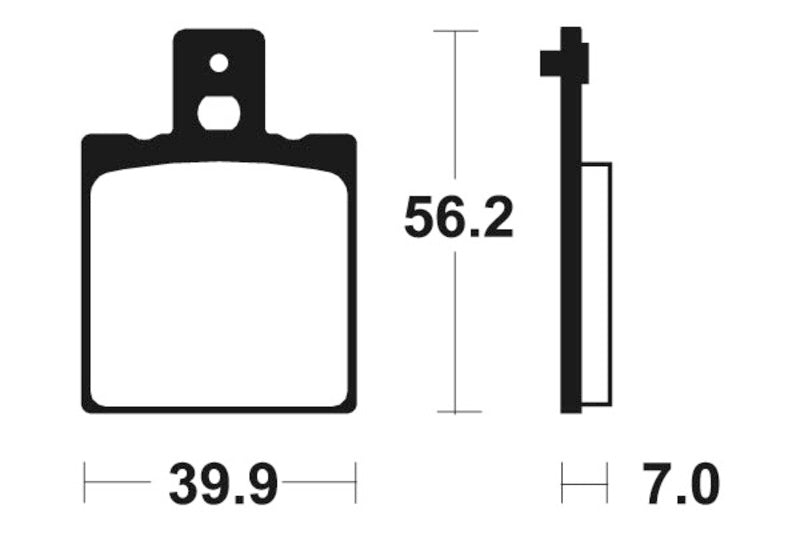 Tecnium Street Organic Brake Parmales - MA19 1022406