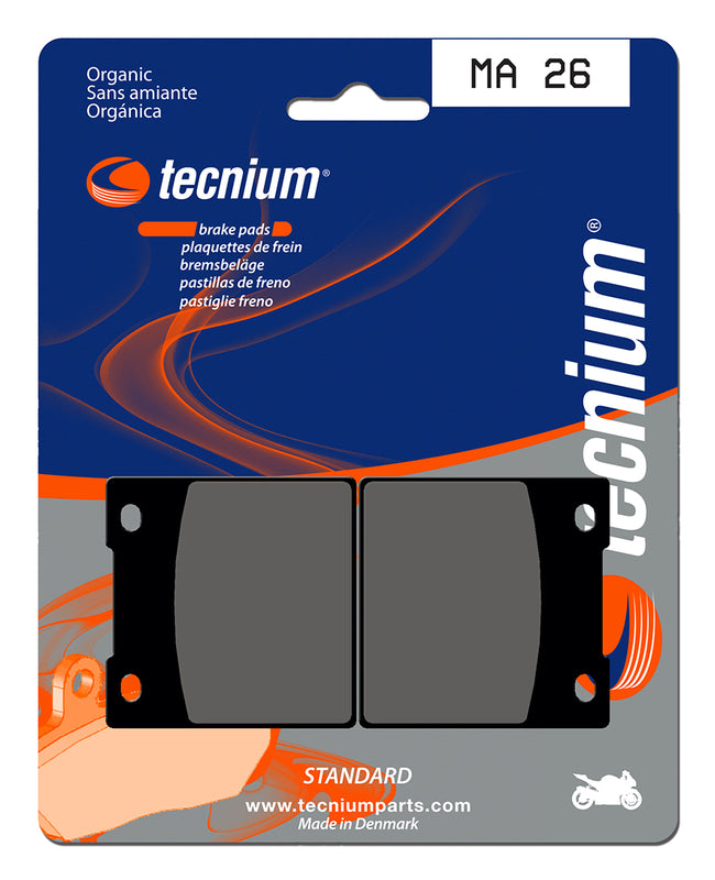 Tecnium Street Organic Brake Pads - MA26 10222444