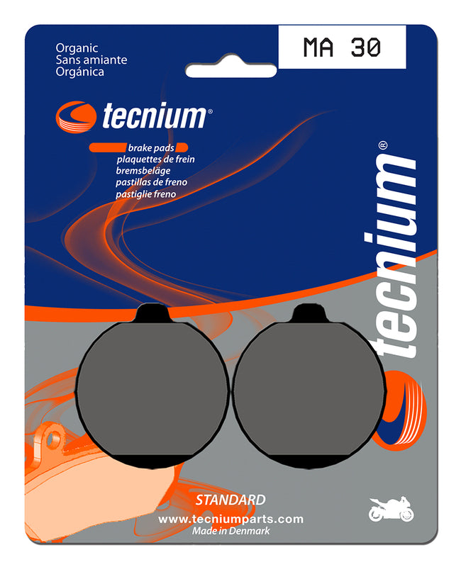 Tecnium Street Organic Brake Pads - MA30 1022470