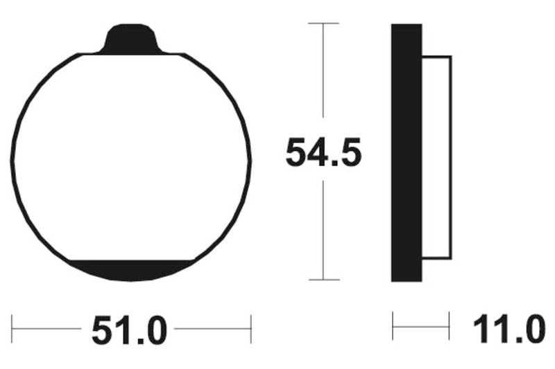 Tecnium Street Organic Brake Parmales - MA30 1022470