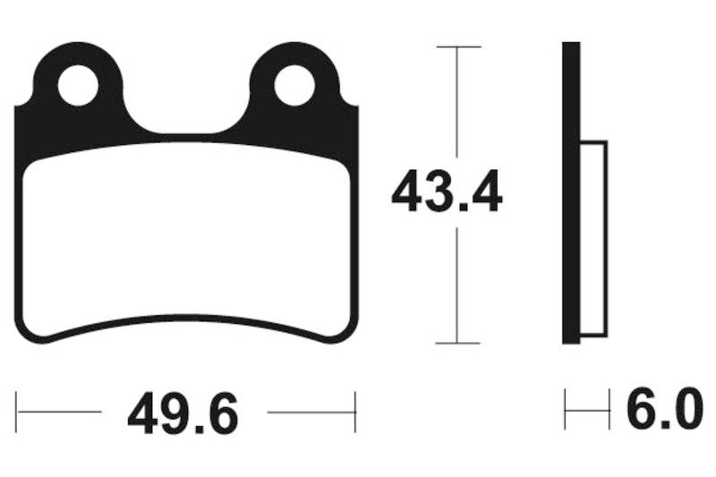 Tecnium Street Organic Brake Tates - MA302 1022471