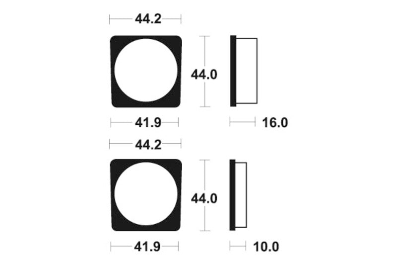 Tecnium Street Organic Brake Parmales - MA31 1022473