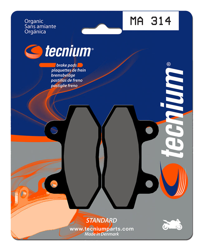 Tecnium Street Organic Brake Pads - MA314 1022475