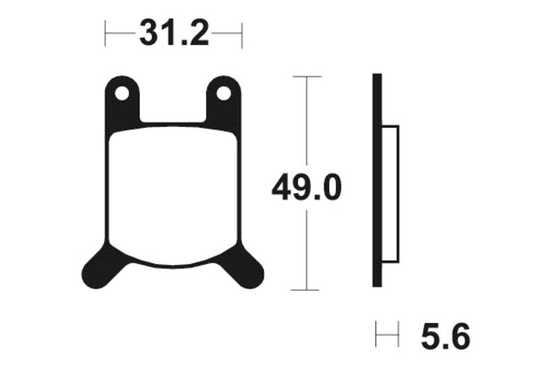 Tecnium Street Organic Brake Parmales - MA32 1022477