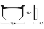 Tecnium Street Organic Brake Parmales - MA33 1022481