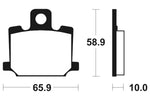 Tecnium Street Organic Brake Parmales - MA35 1022488