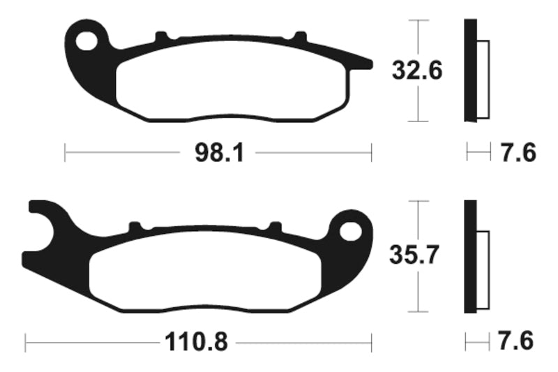 Tecnium Street Organic Brake Parms - MA359 1022491