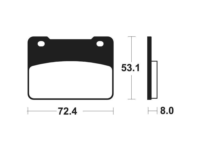 Tecnium Street Organic Brake Tates - MA393 1022502