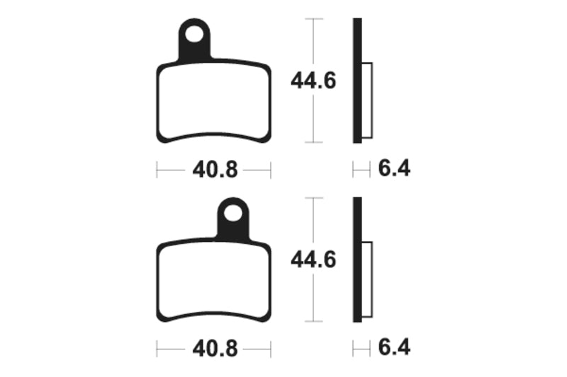 Tecnium Street Organic Brake Poussinets - MA396 1022504