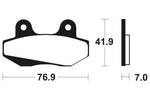 Tecnium Street Organic Brake Parms - MA51 1022524