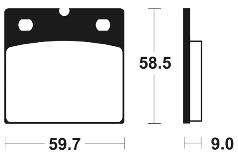 Tecnium Street Organic Brake Parmales - MA54 1022527