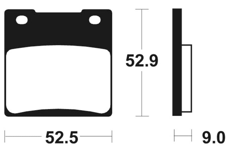 Tecnium Street Organic Brake Parmales - MA56 1022529