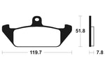 Tecnium Street Organic Brake Parmales - MA94 1022564