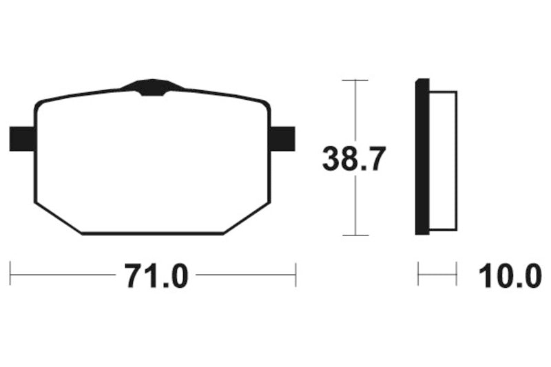 Tecnium Street Organic Brake Parmales - MA96 1022566