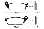 Tecnium Scooter Organic Brake Poussinets - ME127 1022612