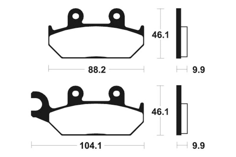 Tecnium Scooter Organic Brake Poussinets - ME150 1022615