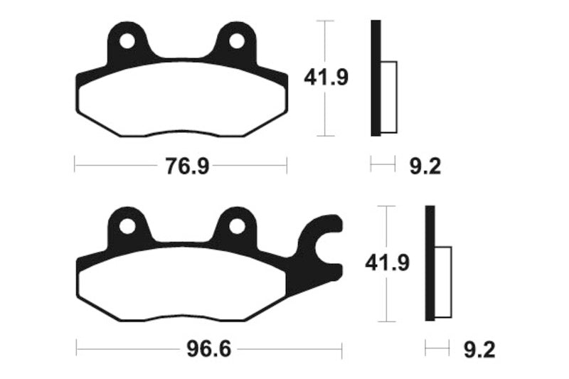 Tecnium Scooter Organic Brake Tads - ME188 1022628