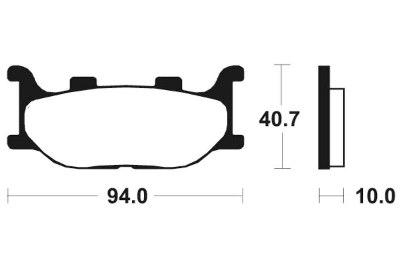 Tecnium Scooter Organic Brake Tads - ME191 1022632