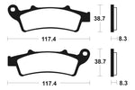 Tecnium Scooter Organic Brake Tads - ME261 1022658