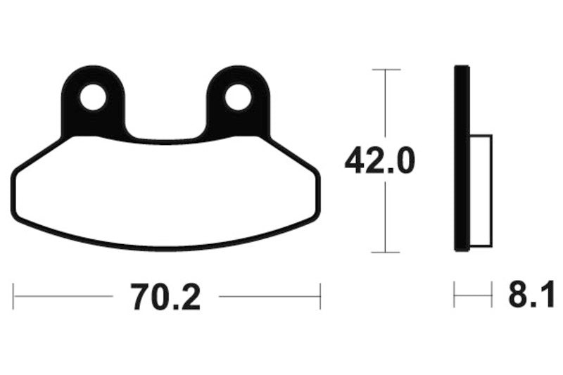 Tecnium Scooter Organic Brake Parmales - ME292 1022669