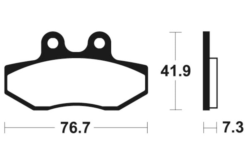 Tecnium Scooter Organic Brake Parmales - ME317 1022675