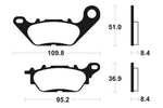 Tecnium Scooter Organic Brake Parmaux - ME358 1022685