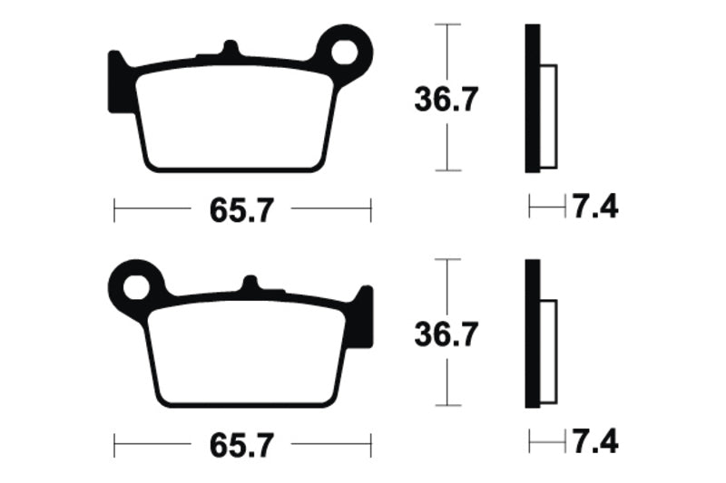 Tecnium Scooter Organic Brake Parmaux - ME361 1022687