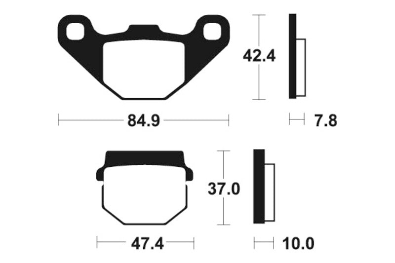 Tecnium Scooter Organic Brake Parmales - ME48 1022707