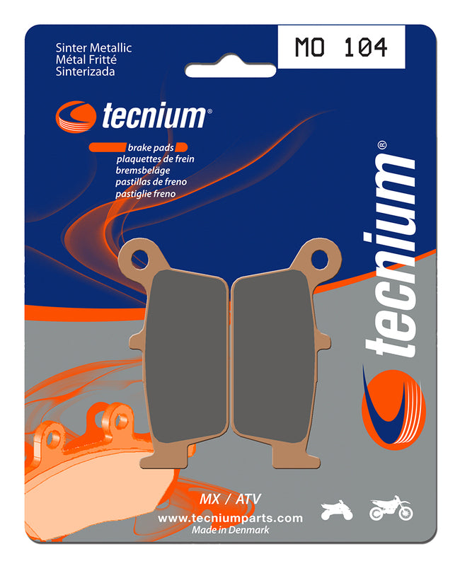 Tecnium MX/ATV Sintered Metal Brake Pads - MO104 1022838