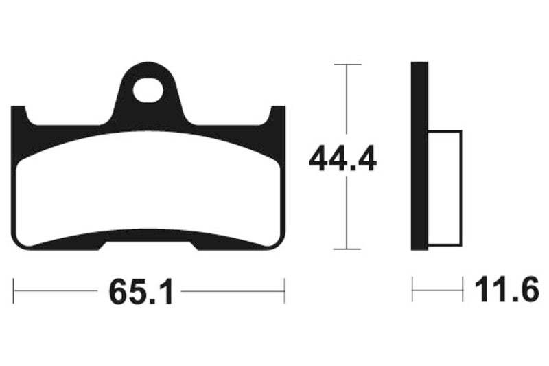 Tecnium MX / ATV Poussinets de frein en métal fritté - MO299 1022877